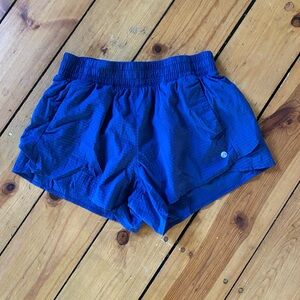 Apana Royal Blue Women's Athletic running Shorts size small